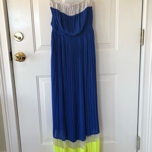 Romeo & Juliet Colorblock Strapless Dress